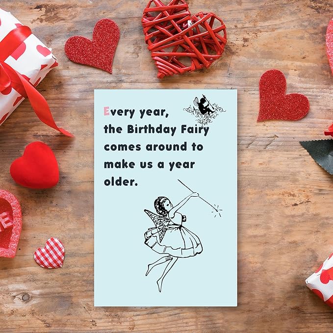 Funny Birthday Card for Women Men, Birthday Funny Card for Daughter Friend, Bday Cards for Adults