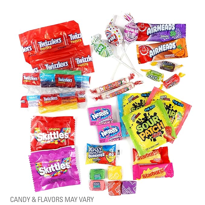 Ultimate Candy Variety Pack, 2lb Fun Size Assorted Pinata Candy, Pantry Pack, Individually Wrapped Bulk Candies, Party Mix Assortment, Pinata Stuffers, Candies For Goodie Bags