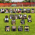 Qunclay 20 Pcs Graduation Photo Yard Sign 2026 Congrats Grad Decorations 13 x 8 Inches Class of 2026 Display Photo Yard Sign with Stakes Outdoor Graduation Pictures Display for College High School
