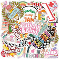 Teacher Appreciation Gifts – 100 PCS Funny Teacher Stickers | Teacher Appreciation Decorations - Teacher Must Haves Supplies Stuff Essentials Games Toys Gifts for School Classroom Students