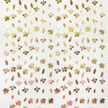 52Ft Fall Party Decorations Maple Leaf Garland Streamer Champagne Rose Gold Gradient Autumn Leaves Paper Banner for Thanksgiving Harvest Birthday Wedding Bridal Shower Engagement Party Decor