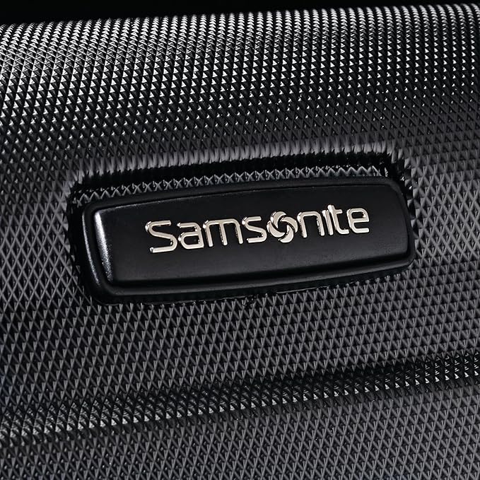 Samsonite Omni PC Hardside Expandable Luggage with Spinner Wheels, Black, Carry-On 20-Inch