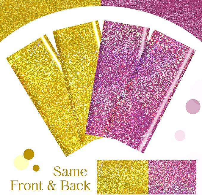Sparkling Pink & Gold Holographic Laser Tablecloth - Shimmering, Waterproof, Easy to Clean - Ideal for Bachelorette, Birthday, Wedding, and Anniversary Party Decorations