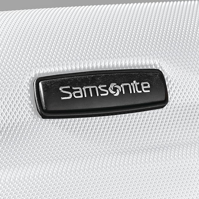 Samsonite Omni PC Hardside Expandable Luggage with Spinner Wheels, White, 2-Piece Set (20/28)