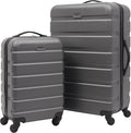 Travelers Club Harper Luggage, Charcoal, 2 Piece Set
