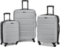 Samsonite Omni PC Hardside Expandable Luggage with Spinner Wheels, Silver, 3-Piece Set (20/24/28)