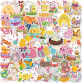 100PCS Easter Stickers, Cute Bunny, Eggs & Spring Crafts, Perfect Easter Basket Stuffers, Party Favors & DIY Craft Supplies, Durable, Reusable Easters Decorations