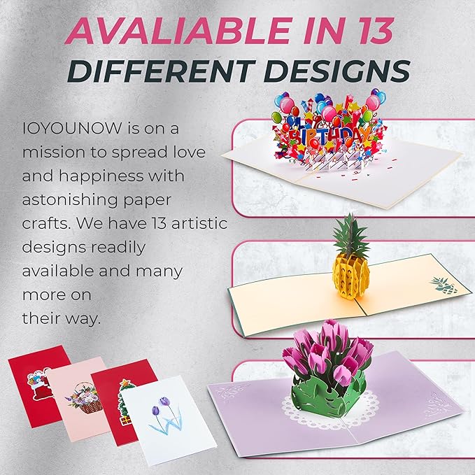 Happy Birthday Pop up Card | 3D Popup Balloons Birthday Greeting Card for Kids, Adults, Family & Friends, 5x7 Inches, Multicolor – Unique Gift for Special Birthday Occasions with Envelope