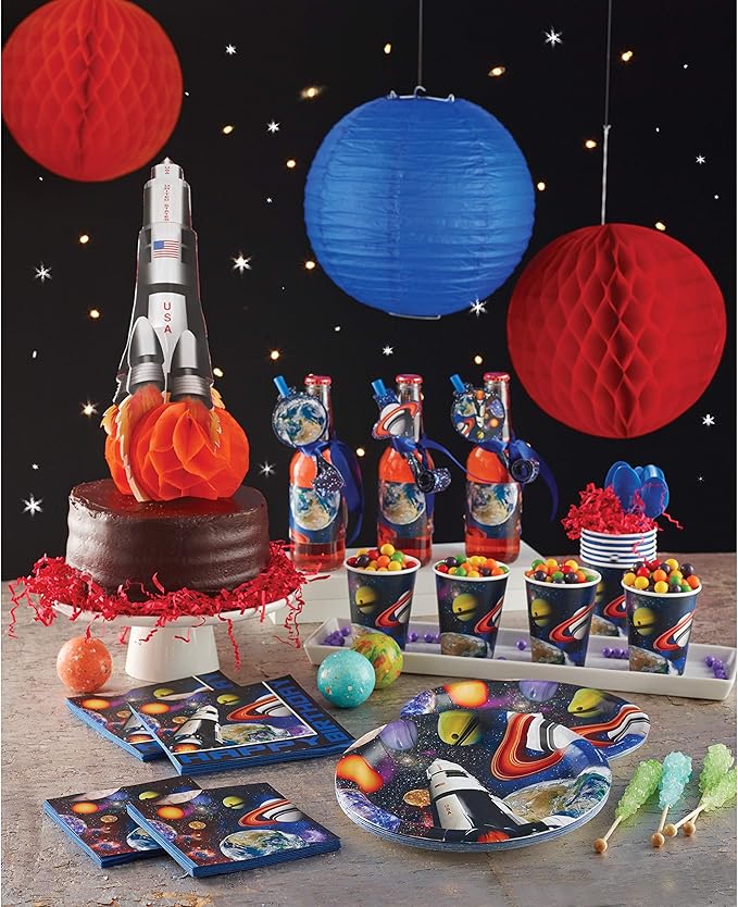 Creative Converting 725533 Plastic Tablecover, 54" x 108", Multicolor