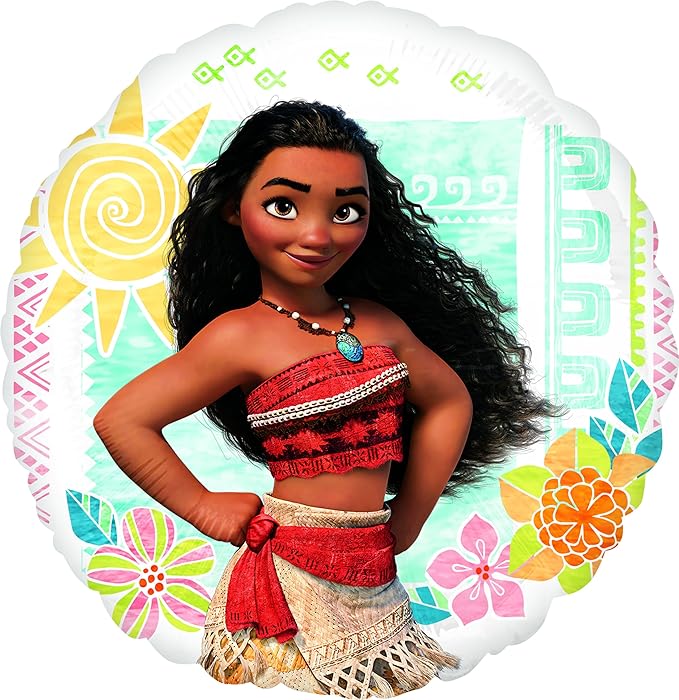 Moana's Birthday Party Supplies Airloonz and Foil Balloon Bouquet Decorations