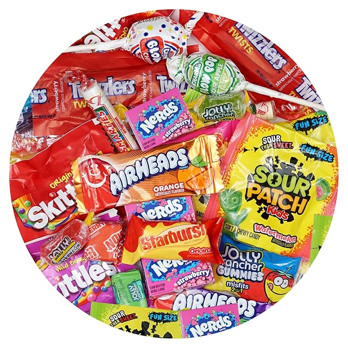 Ultimate Candy Variety Pack, 4 Pound Bulk Candy, Bulk Candy Individually Wrapped, Pinata Candy, Candy Bulk, Pinata Stuffers, Candy For Goodie Bags, Candy