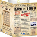 27th Birthday Card for Women Men - Back In 1999 Newspaper - 27 th Happy BIRTHDAY card - 27 birthday gift for Her Him - JUMBO size - 27th birthday decorations Dad Mom - Best gifts for 27 year old