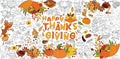 Tbsone Fall Thanksgiving Coloring Tablecloth Poster - 30x72 Inches Giant Paper Banner for Kids - Thanksgiving Crafts, Activities - Ideal for Fall Thanksgiving Party Decorations and Games