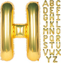 Letter Balloons 40 Inch Giant Jumbo Helium Foil Mylar for Party Decorations Gold H