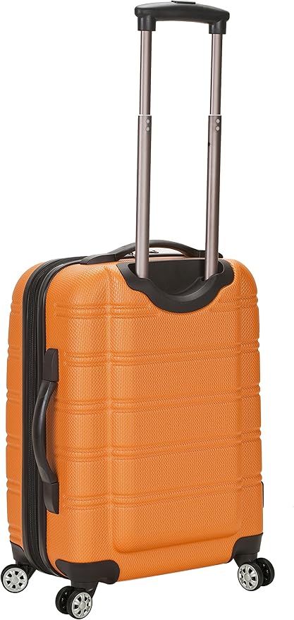 Rockland Melbourne Hardside Expandable Spinner Wheel Luggage, Carry-On 20", Orange