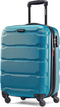 Samsonite Omni PC Hardside Expandable Luggage with Spinner Wheels, Caribbean Blue, Carry-On 20-Inch