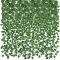 CEWOR 14 Pack 98ft Artificial Ivy Greenery Garland, Fake Vines Hanging Plants Backdrop for Room Bedroom Wall Decor, Green Leaves for Jungle Theme Christmas Party Wedding Decoration