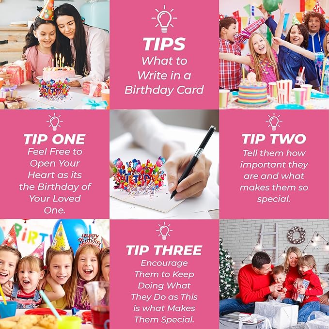 Happy Birthday Pop up Card | 3D Popup Balloons Birthday Greeting Card for Kids, Adults, Family & Friends, 5x7 Inches, Multicolor – Unique Gift for Special Birthday Occasions with Envelope