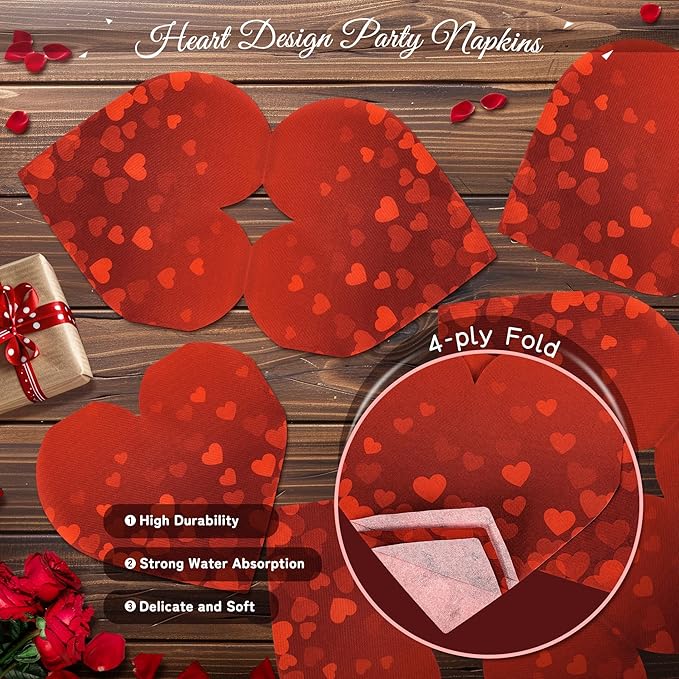 183PCS Happy Valentine's Day Party Supplies,Red Love Heart Disposable Paper Plate Napkin Cup Cutlery for 24 Guest,Banner Tablecloth Balloons for Galentines Anniversary Bridal Wedding Engagement Decor