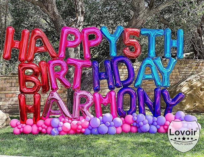 Lovoir 40 Inch Large Red Letter Z Balloons Big Size Jumbo Mylar Foil Helium Balloon for Birthday Party Celebration Decorations Alphabet Red Z