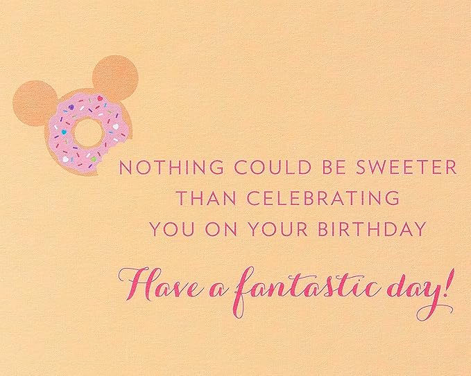 Papyrus Disney Birthday Card (Nothing Could Be Sweeter)
