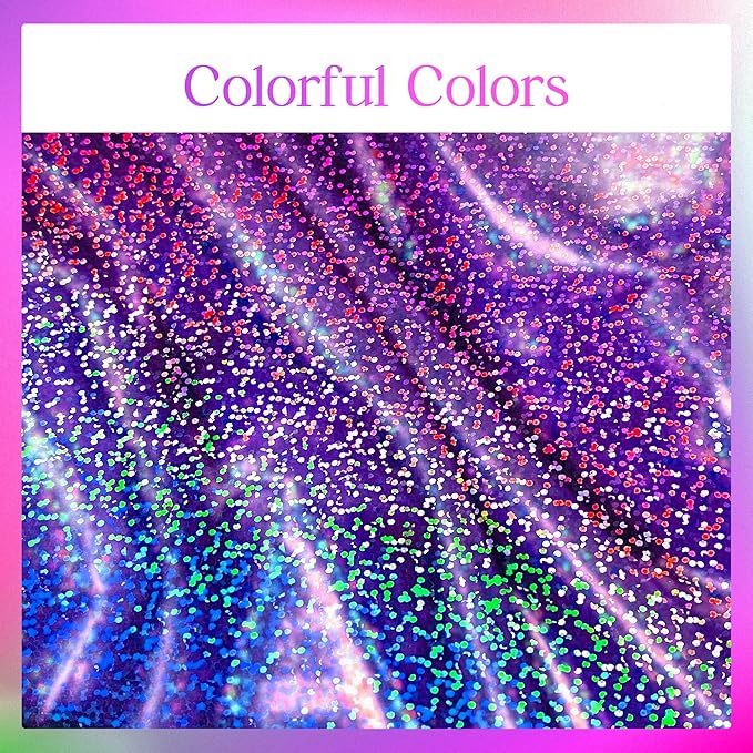 Sparkling Holographic Laser Tablecloth - Shimmering, Waterproof, Easy to Clean - Ideal for Bachelorette, Birthday, Wedding, and Anniversary Party Decorations (Purple, 1)