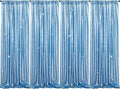 B-COOL Baby Blue Backdrop Curtains 4 Panels Baby Shower Sparkly Drapes 2ft x 8ft Baby Shower Curtain Drapes Baby Blue Spring Stage Backdrop Fabric