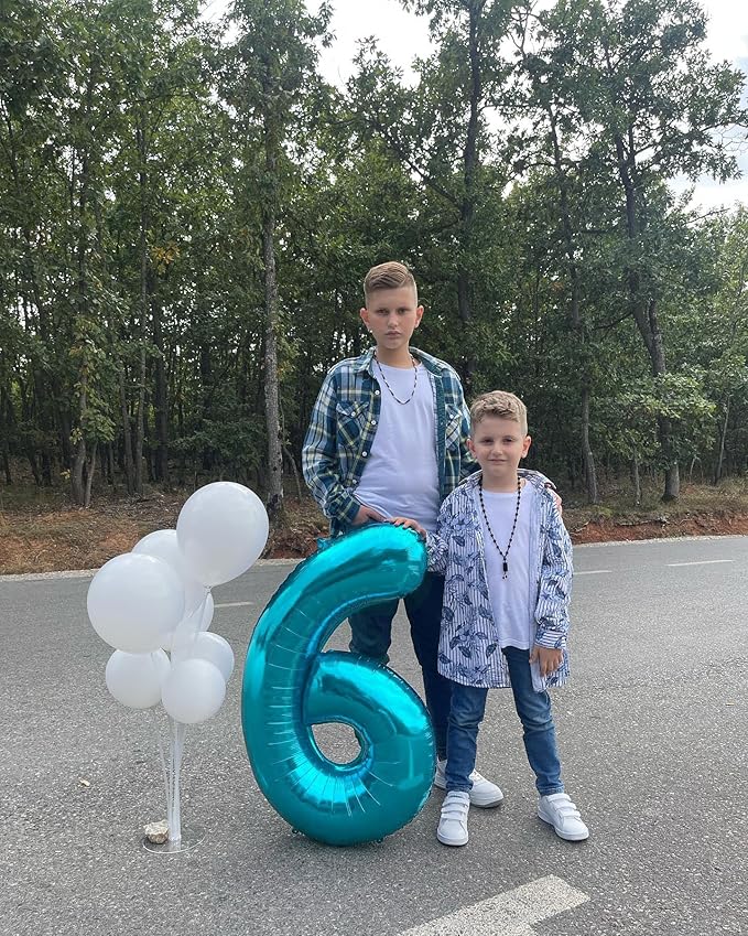 2 Balloon, Blue Number Balloons 40 Inch, 2nd Balloon Number Birthday Decorations, Two Second Birthday Party Supplies, Number 2 Balloon