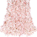Sggvecsy Cherry Blossom Garland Artificial Cherry Flower Vines 6 Pack Hanging Silk Flowers Garland for Home Wedding Garden Party Arch Office Decor (Pink)