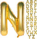 Letter Balloons 40 Inch Giant Jumbo Helium Foil Mylar for Party Decorations Gold N