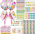 12 Pack Non-Candy Giant Lollipop Birthday Goodie Bags for Classroom Rewards Class Prizes Exchange Party Supplies