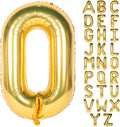 Letter Balloons 40 Inch Giant Jumbo Helium Foil Mylar for Party Decorations Gold O