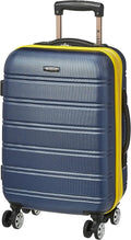 Rockland Melbourne Hardside Expandable Spinner Wheel Luggage, Carry-On 20", Navy