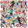 Football Stickers for Kids - 100 PCS Football Party Decorations for Super Game Bowl 2026 | Game Day Party Favors Supplies Decor - Toys Games Gifts Crafts for Toddlers