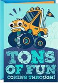 Hallmark Birthday Card for Kids (Monster Truck Sticker)