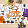 Halloween Giant Coloring Poster 30 x 72 Inches Large Coloring Halloween Activity Drawing Paper for Kids School Home Party Supplies Decoration