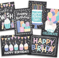 Hadley Designs Happy Birthday Cards Bulk with Envelopes - 54 Assorted Birthday Cards for Kids & Adults, Bulk Greeting Card Pack for Office, Generic Bday Notecards with Envelopes, Designed in USA