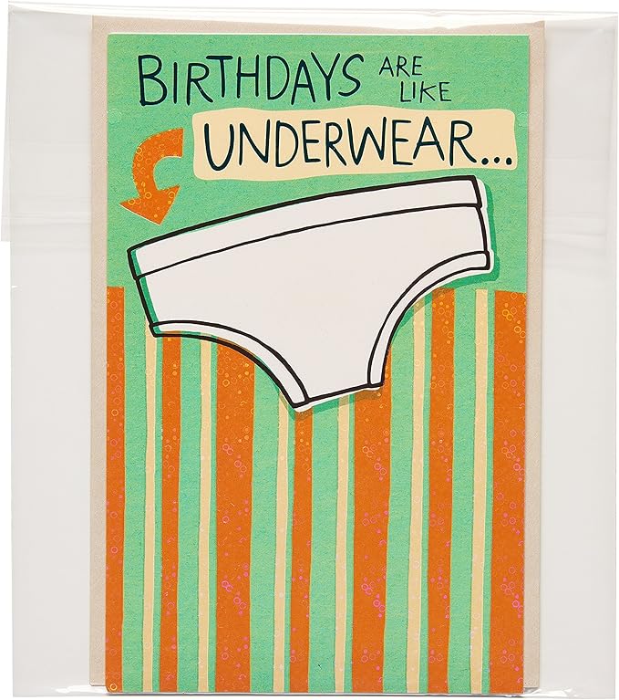 American Greetings Funny Birthday Card (Underwear)