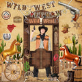Western Party Decorations For Boys, Cowboy Rodeo Party Supplies,Wild West Banner,Photo Booth Props,Horse Foil Balloon for Men