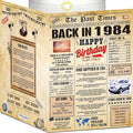 42nd Birthday Card for Women Men - Back In 1984 Newspaper - 42 nd Happy BIRTHDAY card - 42 birthday gift for Her Him - JUMBO size - 42nd birthday decorations Dad Mom - Best gifts for 42 year old