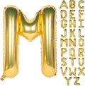 Letter Balloons 40 Inch Giant Jumbo Helium Foil Mylar for Party Decorations Gold M