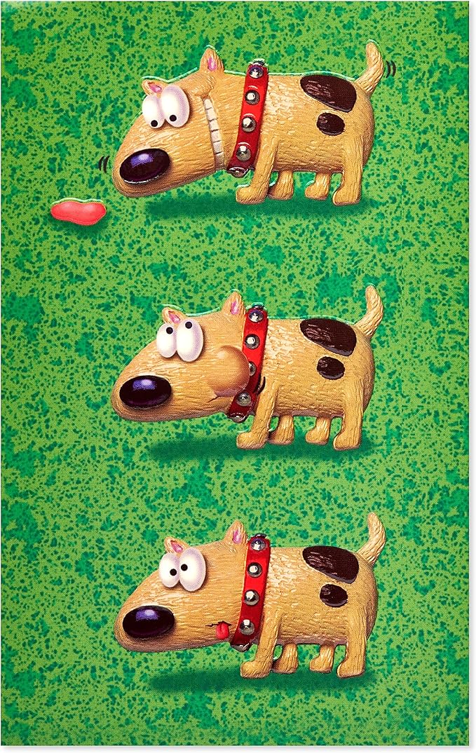 American Greetings Funny Birthday Card (Dog with Bubble Gum)