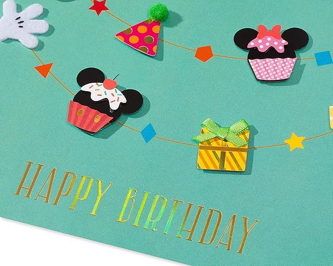 Papyrus Disney Birthday Card (Sending Special Wishes)