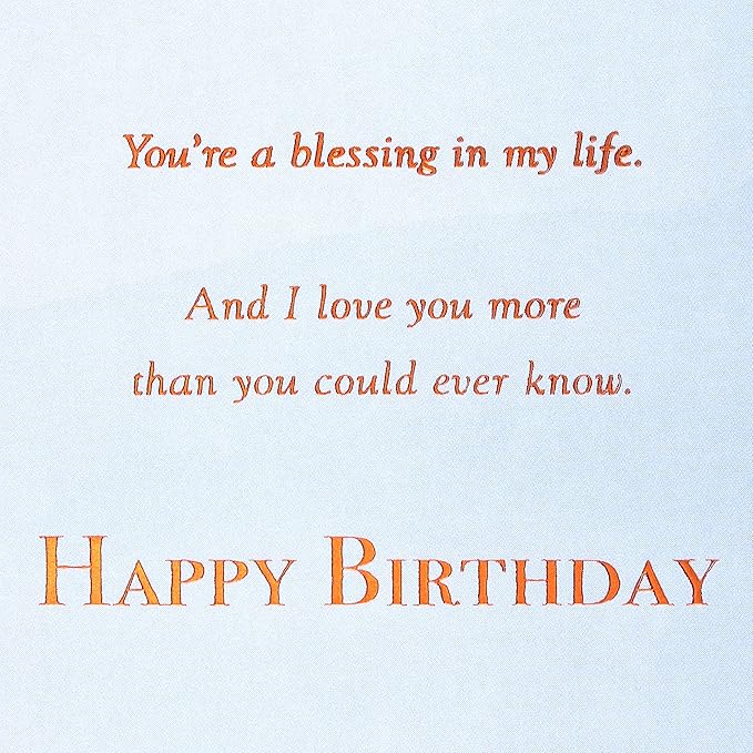 American Greetings Religious Birthday Card for Son (Blessing In My Life)