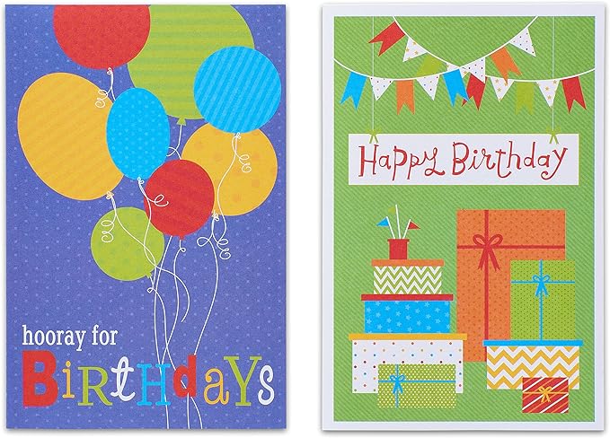 American Greetings Birthday Cards Assortment, Fun (12-Count)