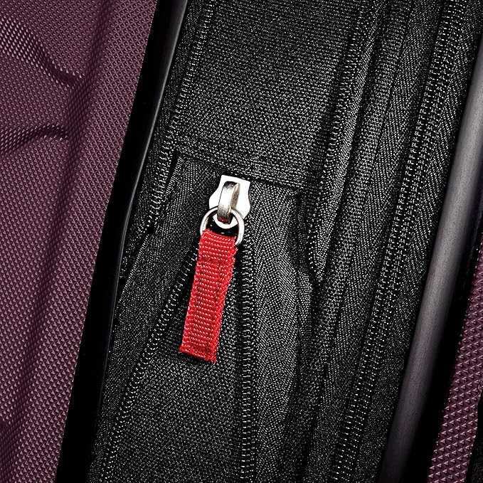 Samsonite Omni PC Hardside Expandable Luggage with Spinner Wheels, Purple, 3-Piece Set (20/24/28)