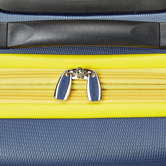 Rockland Melbourne Hardside Expandable Spinner Wheel Luggage, Carry-On 20", Navy
