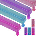 Pink&Purple&Blue&Fuchsia Red Holographic Tablecloth 40" x 108" Party Decoration Valentine's Day Birthday Party Table Decor Iridescence Plastic Table Cloth for Halloween Bachelorette Supplies