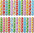 Giraffe 50 Pack Unicorn Slap Bracelets for Kids - Easter Eggs Fillers for Goody Bag - Easter Eggs Stuffers Bulk - Easters Basket Stuffers for kids Party Favors