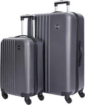 Travelers Club Cosmo Luggage, Charcoal Grey-2 Piece Set (28"/20")
